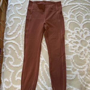 Lululemon Invigorate High-Rise Tights in Copper 25" Inseam Size 8